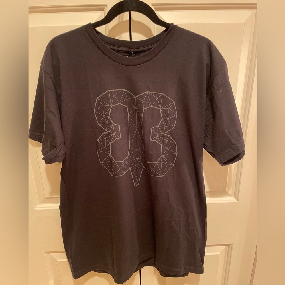 NWT BLACK MENS BETABRAND 100% COTTON TSHIRT